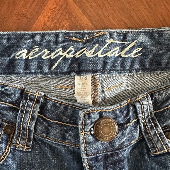 Aeropostale Blue Jeans 7/8 GUC - Picture 3 of 7